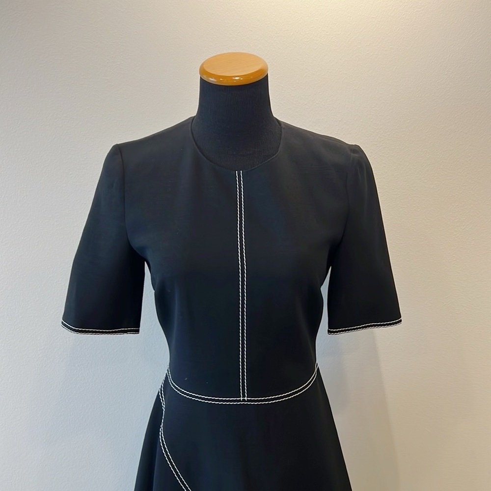 NWT Stella McCartney Asymmetric Top-Stitched Dress - Picture 6 of 15